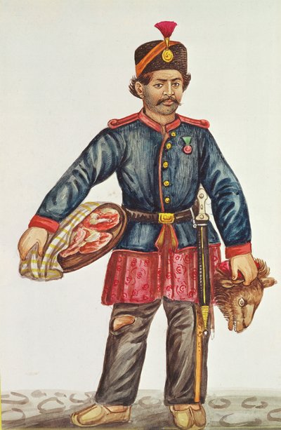 Butcher in Persia by French School